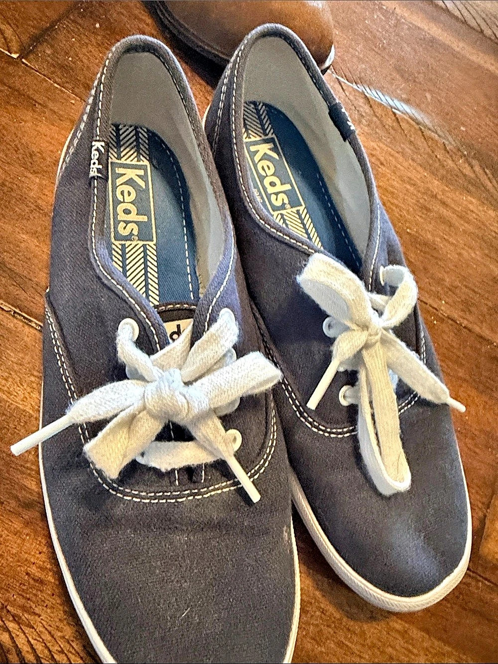 Keds Champion Canvas Lace-Up Sneaker Women's Blue US 7.5
